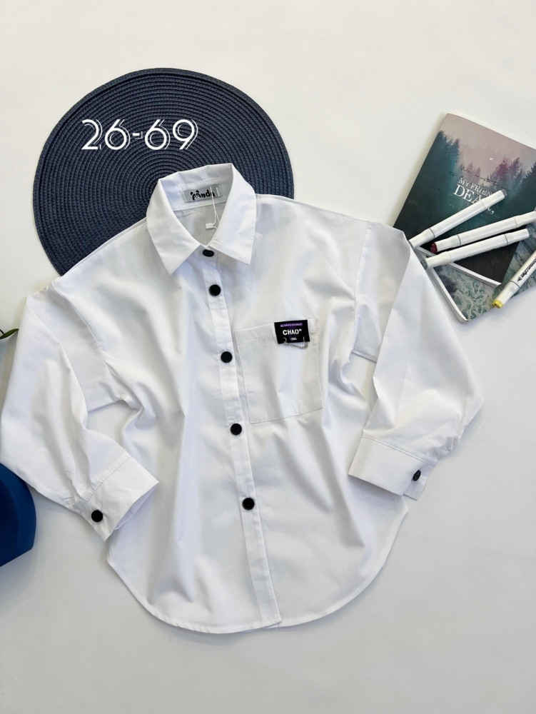 Детская рубашка белая купить в Интернет-магазине Садовод База - цена 720 руб Садовод интернет-каталог