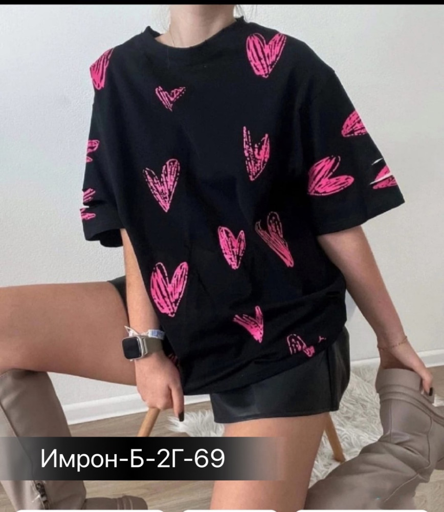 Женская футболка черная купить в Интернет-магазине Садовод База - цена 350 руб Садовод интернет-каталог