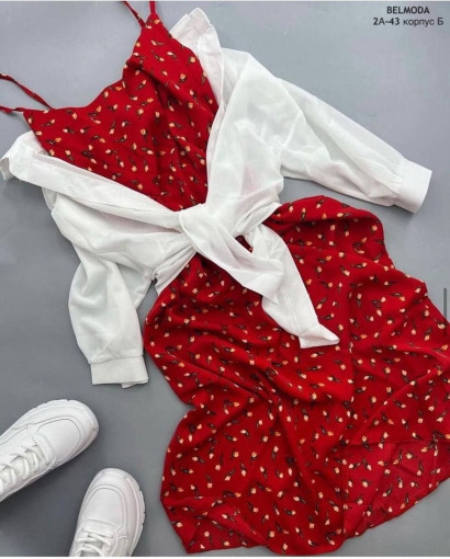 Летнее поступление: дышащее платье в цветочный принт и рубашка на завязках САДОВОД официальный интернет-каталог