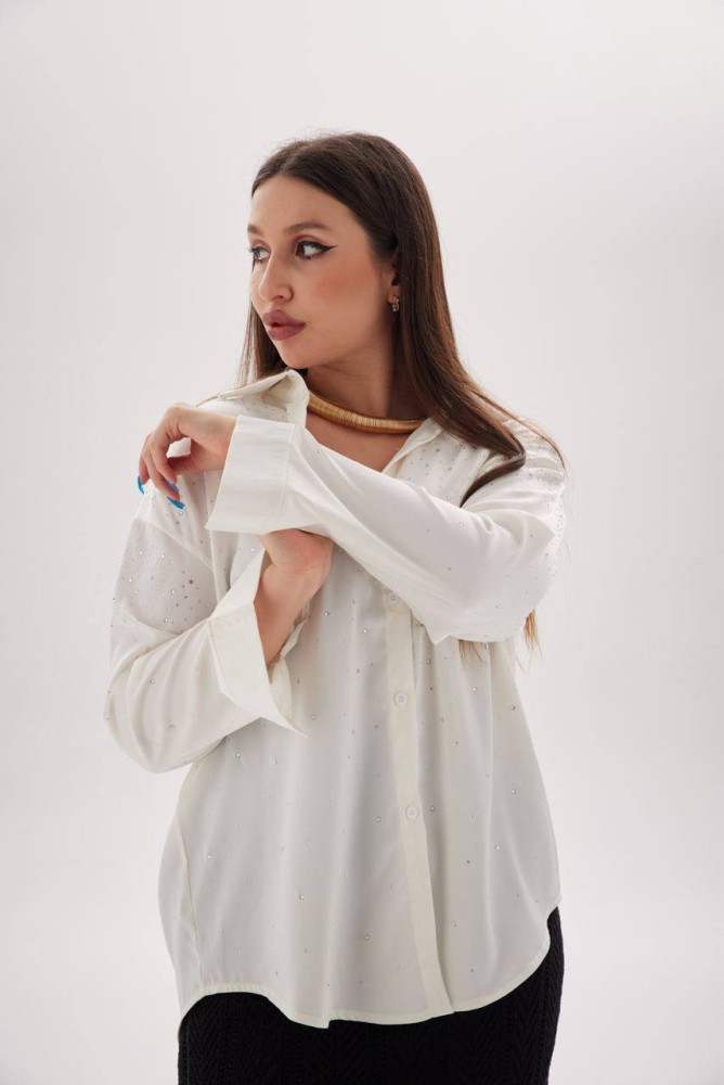 Женская рубашка белая купить в Интернет-магазине Садовод База - цена 1950 руб Садовод интернет-каталог