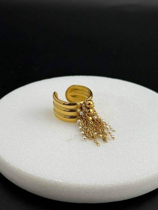 🤍 Кольцо с кисточкой купить в Интернет-магазине Садовод База - цена 400 руб Садовод интернет-каталог