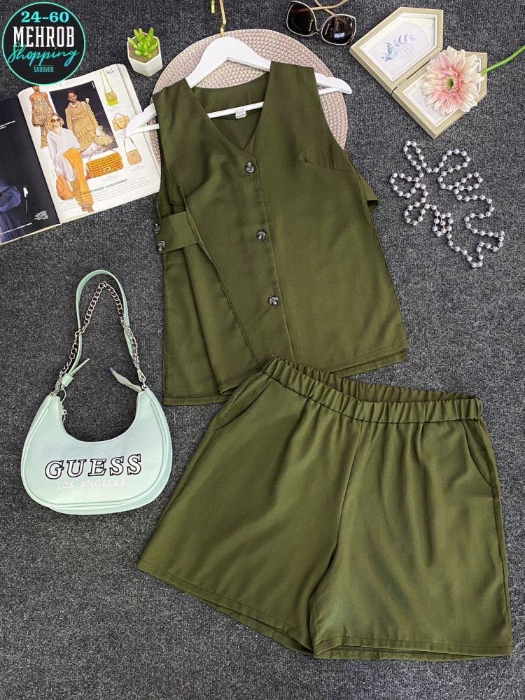 Женский костюм зеленый купить в Интернет-магазине Садовод База - цена 700 руб Садовод интернет-каталог