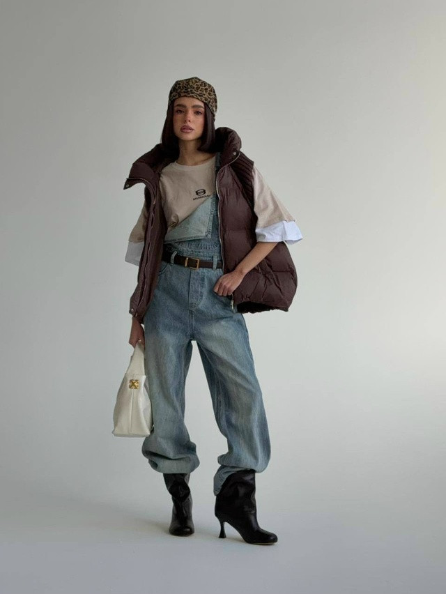 Женский комбинезон синий купить в Интернет-магазине Садовод База - цена 4300 руб Садовод интернет-каталог