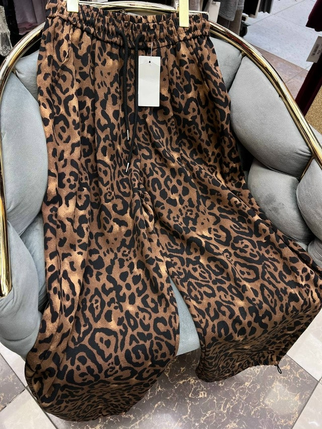 Женские брюки коричневые