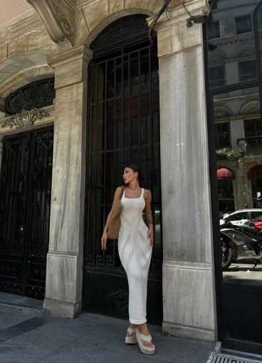 Платье с тонкой ажурной вязкой САДОВОД официальный интернет-каталог