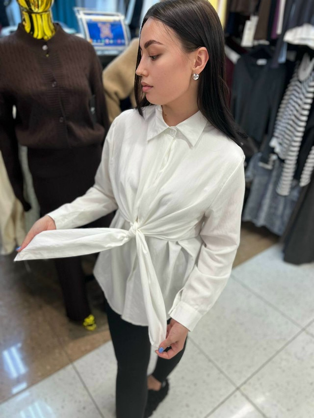 Женская рубашка белая купить в Интернет-магазине Садовод База - цена 1200 руб Садовод интернет-каталог