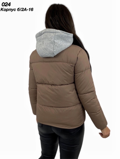 ❄️❄️❄️новый куртка женская демисезонная с капюшоном 024 🇷🇺🇷🇺🇷🇺 САДОВОД официальный интернет-каталог
