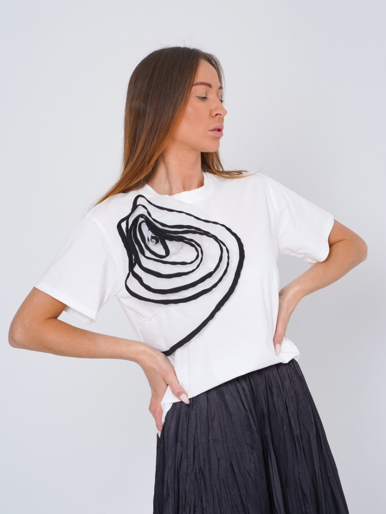 Женская футболка белая купить в Интернет-магазине Садовод База - цена 2000 руб Садовод интернет-каталог