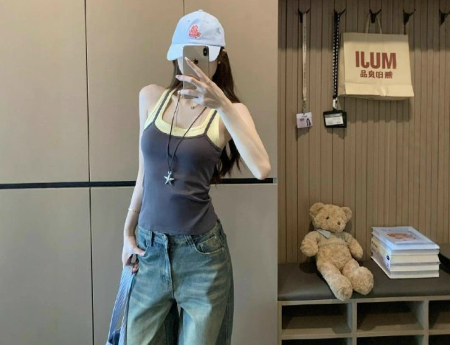 Женская майка серая купить в Интернет-магазине Садовод База - цена 900 руб Садовод интернет-каталог