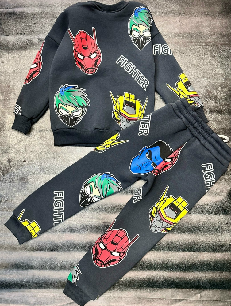 Детский костюм серый купить в Интернет-магазине Садовод База - цена 1199 руб Садовод интернет-каталог