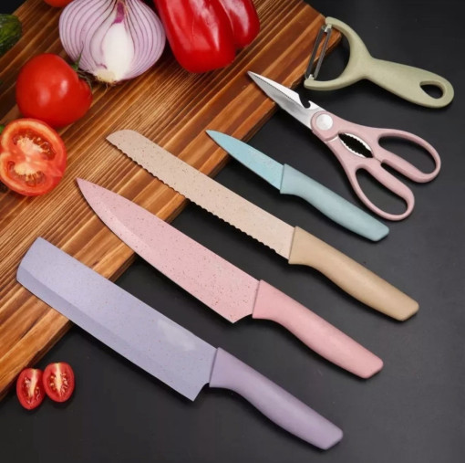 Набор кухонных ножей 6 предметов САДОВОД официальный интернет-каталог