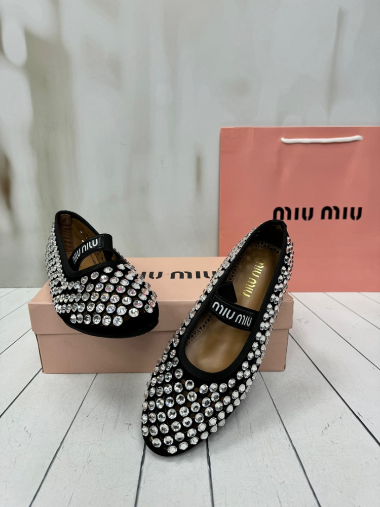 😍БАЛЕТОЧКИ miu miu😍 купить в Интернет-магазине Садовод База - цена 3500 руб Садовод интернет-каталог