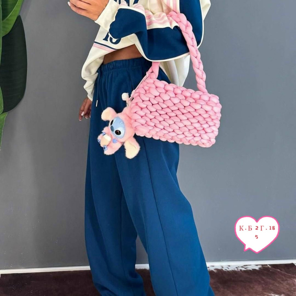 Женский костюм синий