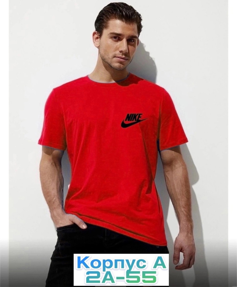 Мужская футболка красная купить в Интернет-магазине Садовод База - цена 130 руб Садовод интернет-каталог