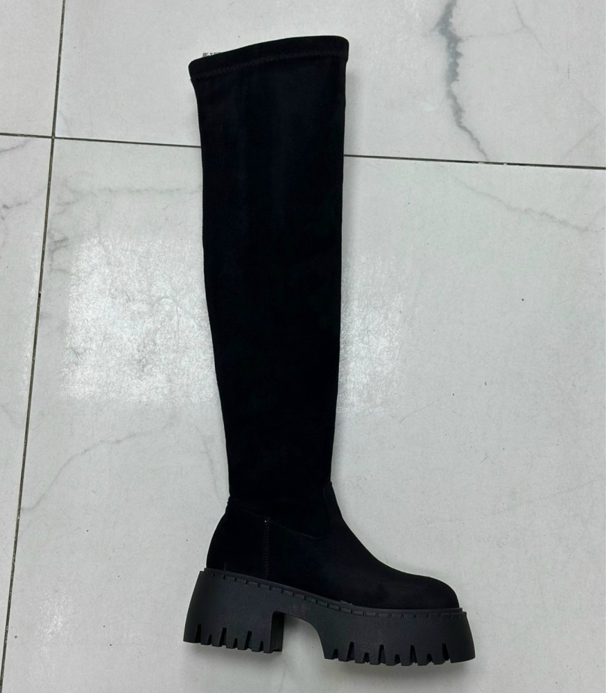 Ботфорты коричневые купить в Интернет-магазине Садовод База - цена 1500 руб Садовод интернет-каталог