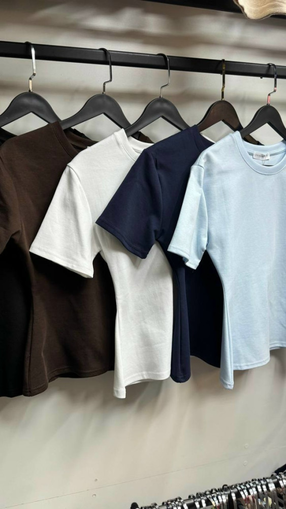 Женская футболка коричневая купить в Интернет-магазине Садовод База - цена 900 руб Садовод интернет-каталог