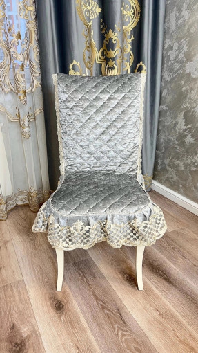 Чехлы на стулья стеганные с кружевом САДОВОД официальный интернет-каталог