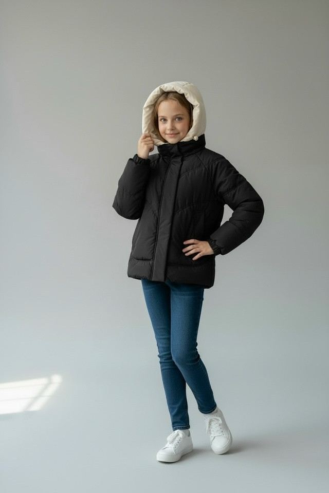 Куртка детская черная купить в Интернет-магазине Садовод База - цена 1850 руб Садовод интернет-каталог