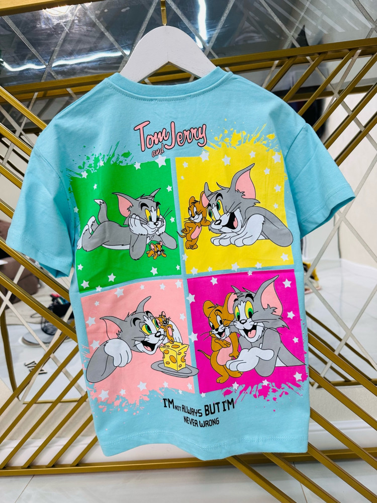 Детская футболка голубая купить в Интернет-магазине Садовод База - цена 550 руб Садовод интернет-каталог