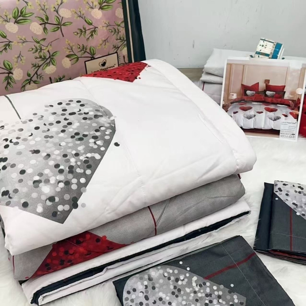 Семейный комплект постельного белья с готовым одеялом купить в Интернет-магазине Садовод База - цена 2600 руб Садовод интернет-каталог