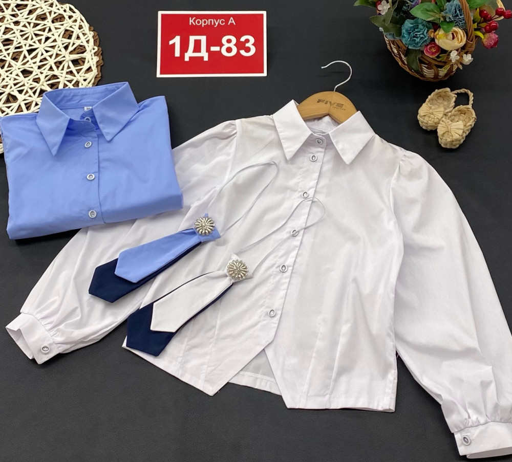 📍🆕☃️Пришли Блузка с галстук 💣💥💣💥 купить в Интернет-магазине Садовод База - цена 650 руб Садовод интернет-каталог