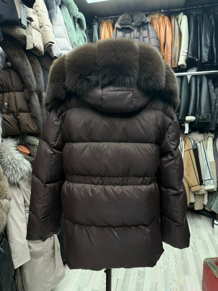 Куртка женская коричневая купить в Интернет-магазине Садовод База - цена 9500 руб Садовод интернет-каталог
