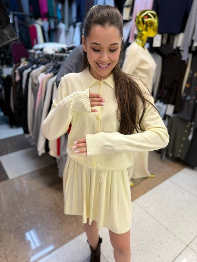 Женский костюм желтый купить в Интернет-магазине Садовод База - цена 1500 руб Садовод интернет-каталог