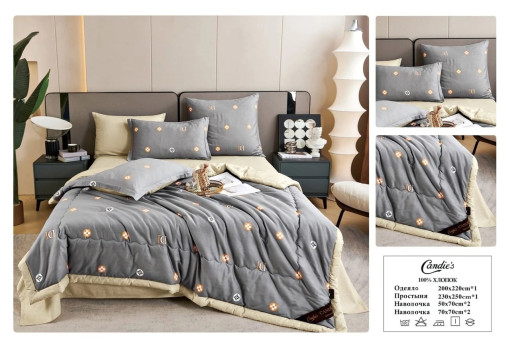 набор постельного белья с готовым одеялом  в люксовом качестве САДОВОД официальный интернет-каталог
