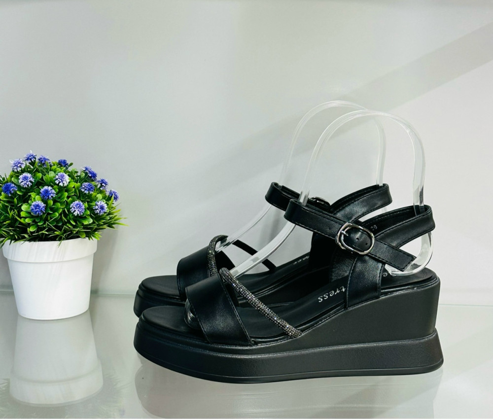 Босоножки женские черные купить в Интернет-магазине Садовод База - цена 1400 руб Садовод интернет-каталог