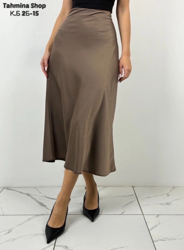 Шёлковая юбка миди, готова сделать любой образ роскошным и люксовым САДОВОД официальный интернет-каталог