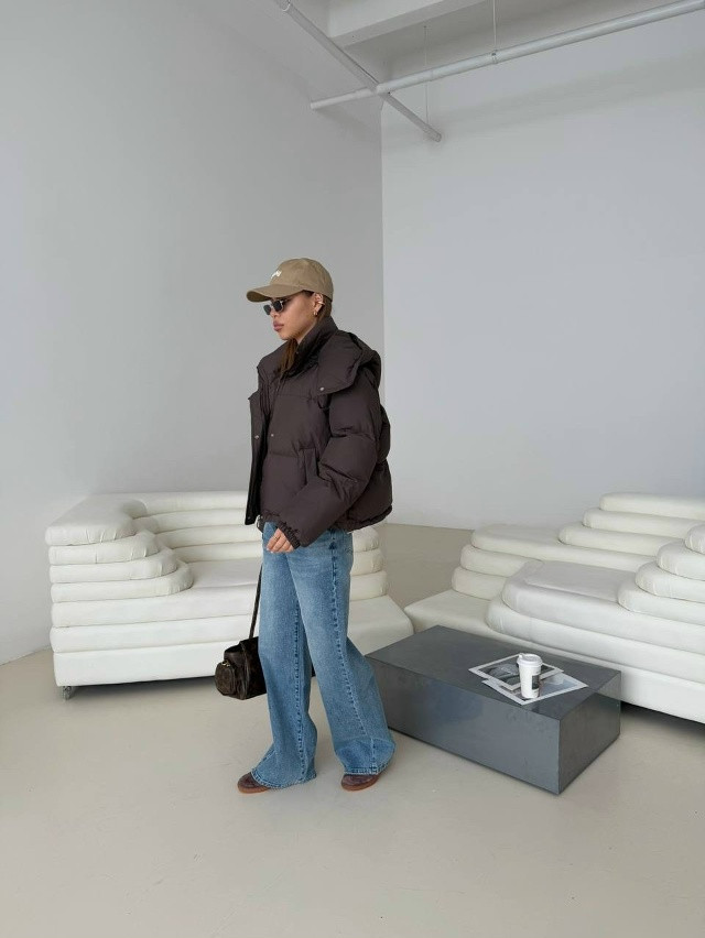 Куртка женская коричневая купить в Интернет-магазине Садовод База - цена 2000 руб Садовод интернет-каталог