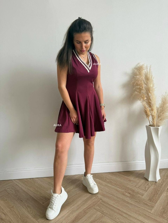 Платье бордовое купить в Интернет-магазине Садовод База - цена 1550 руб Садовод интернет-каталог