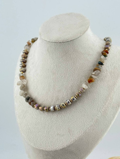 💗Колье из натурального кварца  «Мерида» САДОВОД официальный интернет-каталог