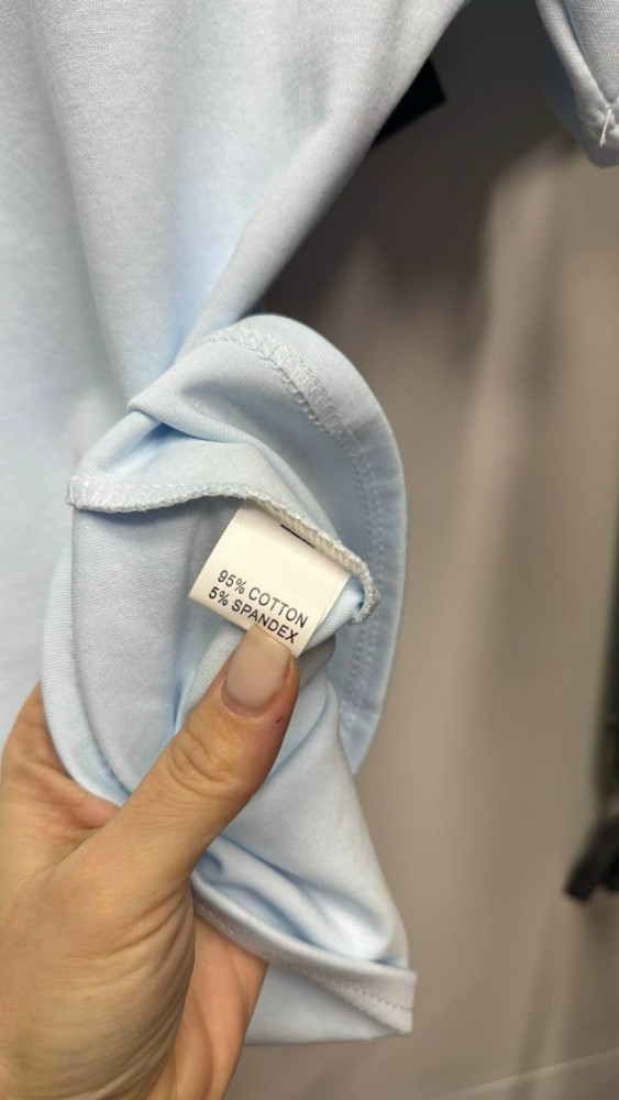 Женская футболка голубая купить в Интернет-магазине Садовод База - цена 900 руб Садовод интернет-каталог