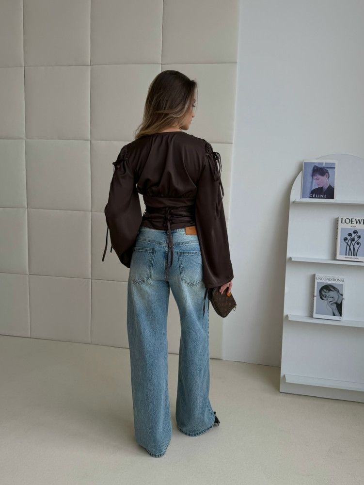 Блузка коричневая купить в Интернет-магазине Садовод База - цена 1500 руб Садовод интернет-каталог