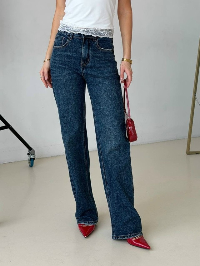 Джинсы темно-синие купить в Интернет-магазине Садовод База - цена 2800 руб Садовод интернет-каталог