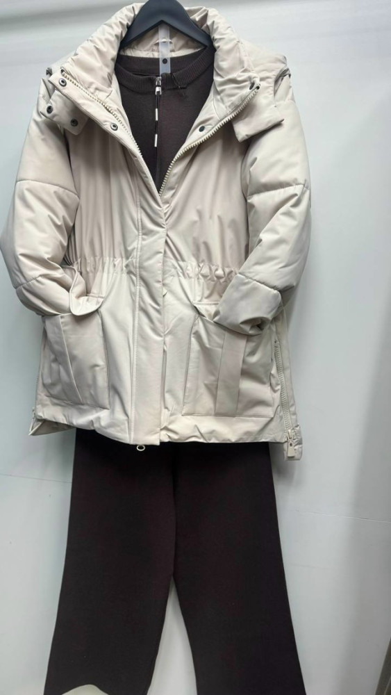 Куртка женская бежевая купить в Интернет-магазине Садовод База - цена 2400 руб Садовод интернет-каталог