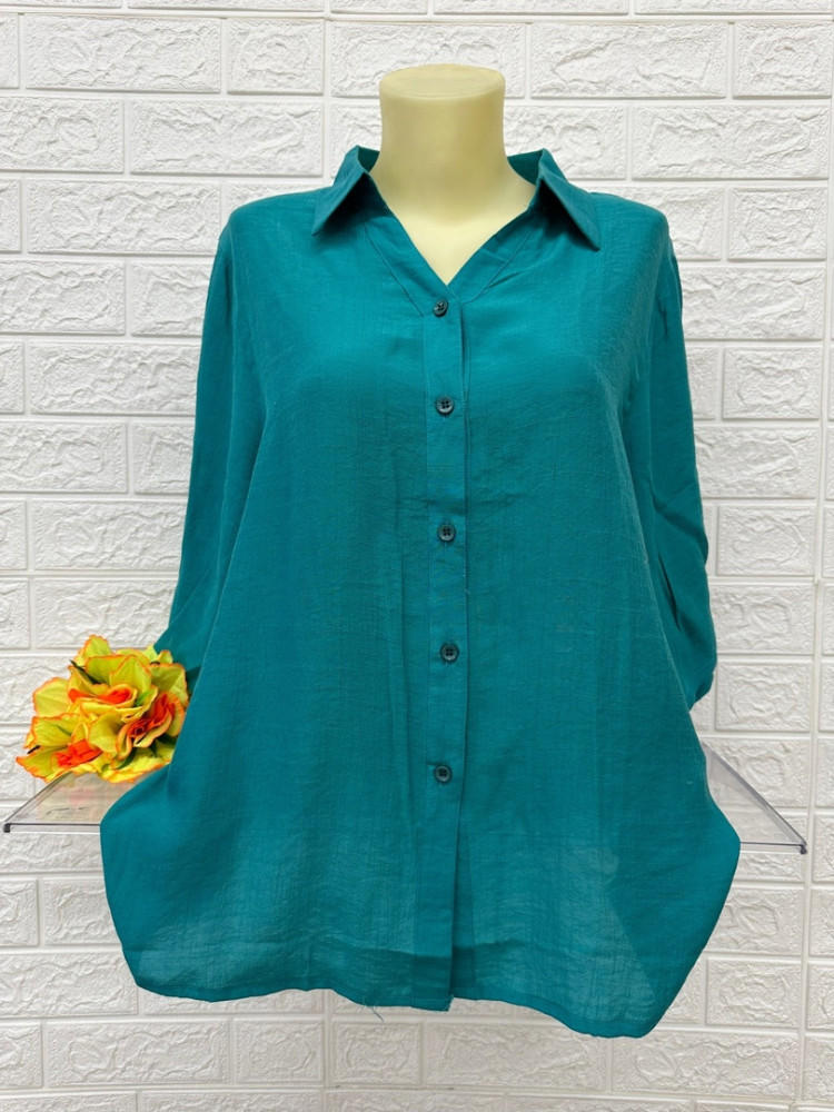 Женская рубашка синяя купить в Интернет-магазине Садовод База - цена 800 руб Садовод интернет-каталог