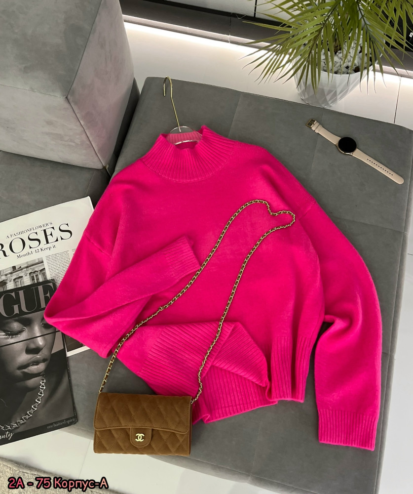 Пуловер фуксия купить в Интернет-магазине Садовод База - цена 450 руб Садовод интернет-каталог