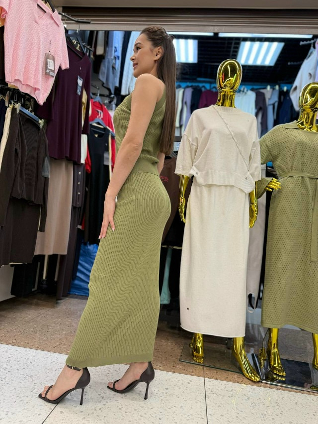 Женский костюм зеленый купить в Интернет-магазине Садовод База - цена 2300 руб Садовод интернет-каталог