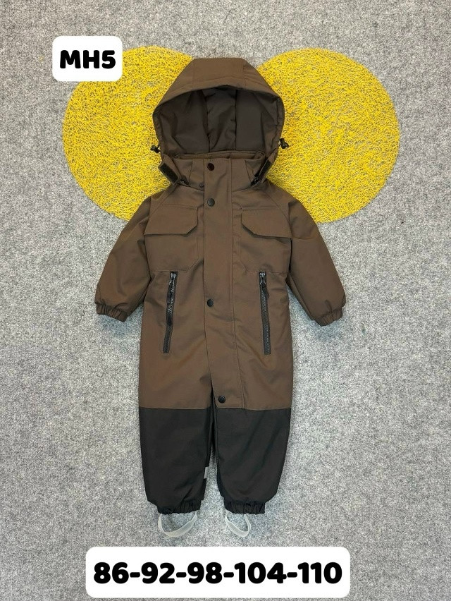 Детский комбинезон коричневый