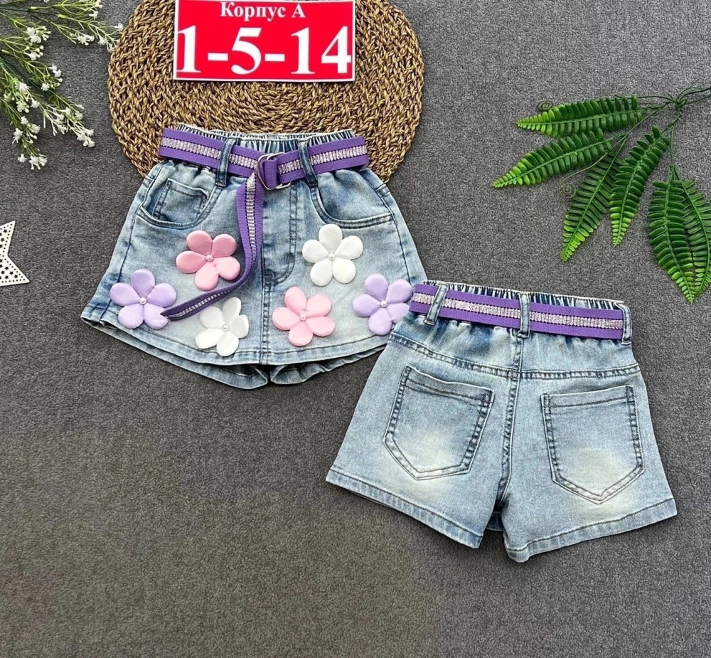 🔴Новые шорты юбка джинсы с ремней 🩳 🩳🩳 купить в Интернет-магазине Садовод База - цена 680 руб Садовод интернет-каталог