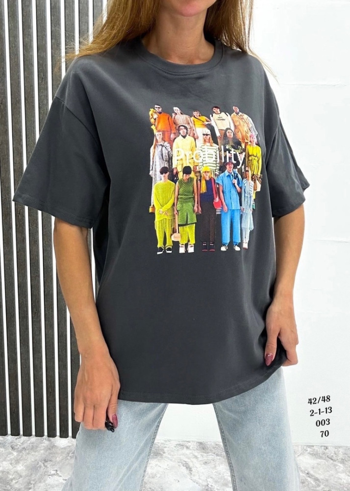 Женская футболка серая купить в Интернет-магазине Садовод База - цена 700 руб Садовод интернет-каталог