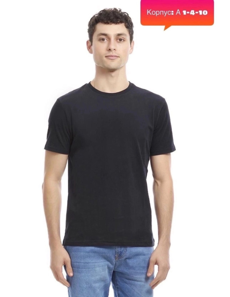 Мужская футболка черная купить в Интернет-магазине Садовод База - цена 100 руб Садовод интернет-каталог