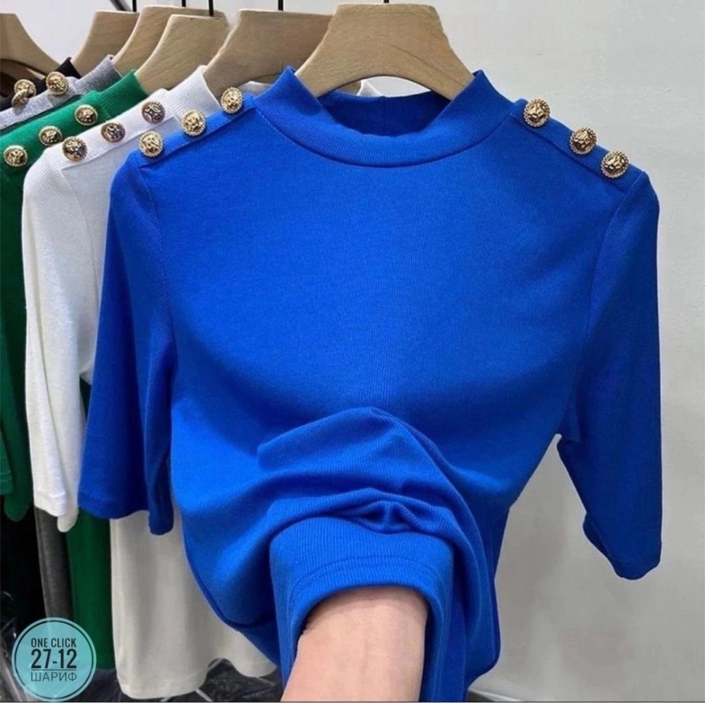 Блузка синяя купить в Интернет-магазине Садовод База - цена 550 руб Садовод интернет-каталог
