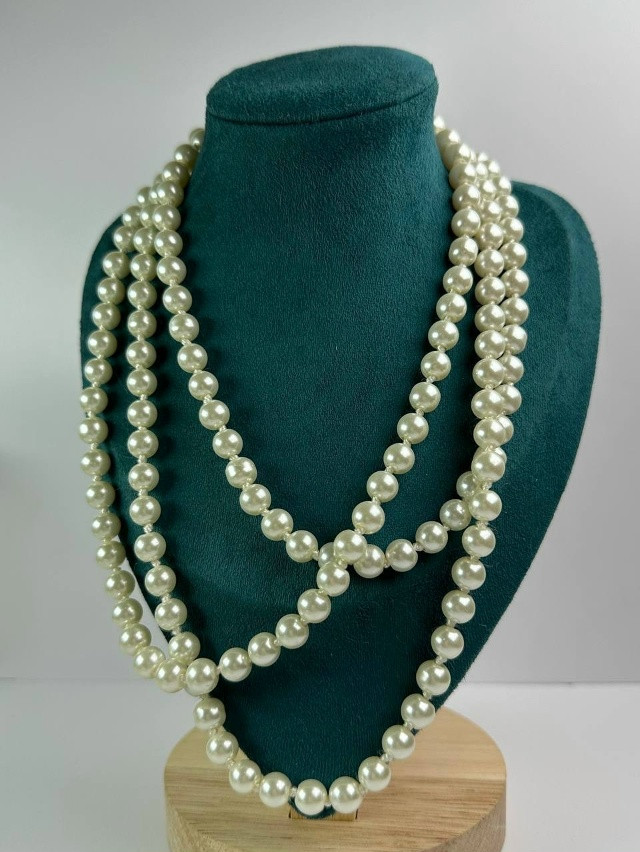 🤍 Жемчужный сотуар / колье купить в Интернет-магазине Садовод База - цена 250 руб Садовод интернет-каталог