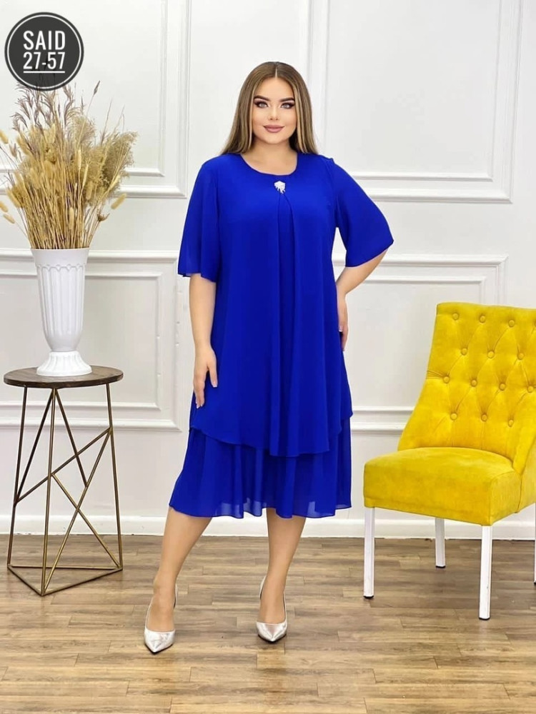 Платье синее купить в Интернет-магазине Садовод База - цена 950 руб Садовод интернет-каталог
