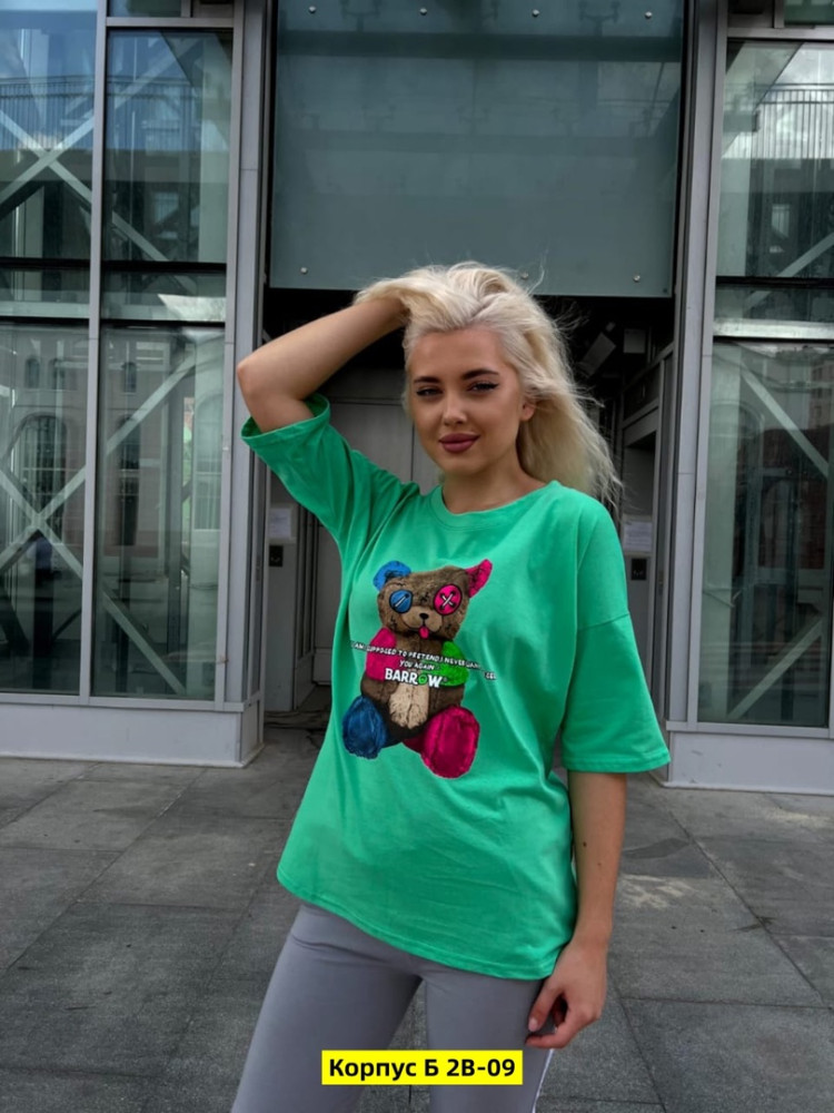 Женская футболка зеленая купить в Интернет-магазине Садовод База - цена 350 руб Садовод интернет-каталог