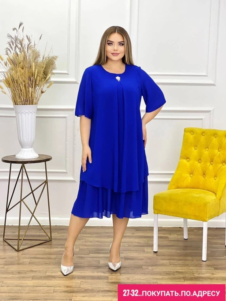 Платье синее купить в Интернет-магазине Садовод База - цена 950 руб Садовод интернет-каталог