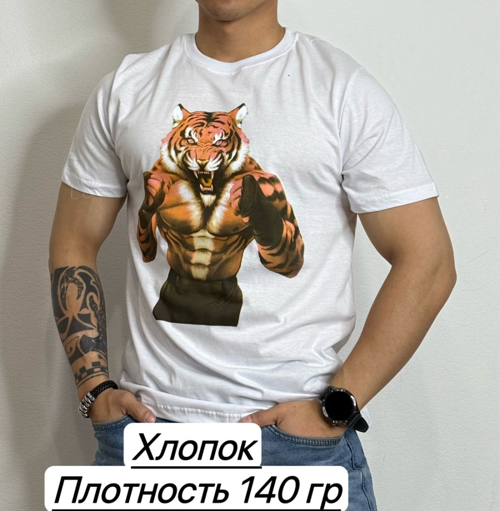Футболка для мужчин, хлопок купить в Интернет-магазине Садовод База - цена 200 руб Садовод интернет-каталог